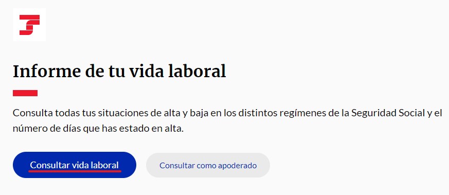 vida laboral en ss